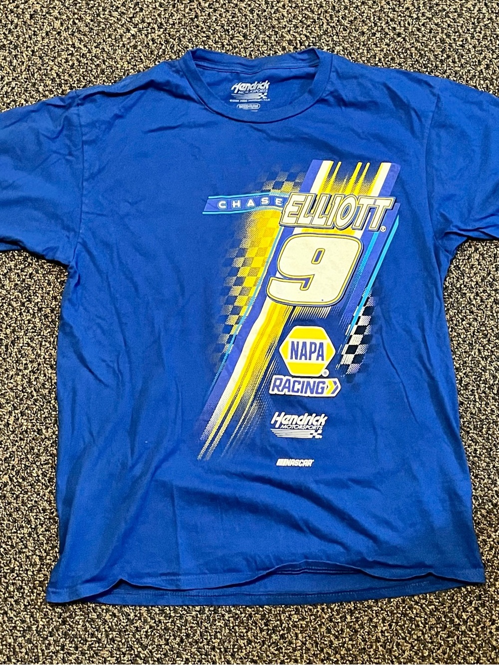 Hendrick Motorsports Chase Elliott #9 Blue NAPA Racing Short Sleeve Tee